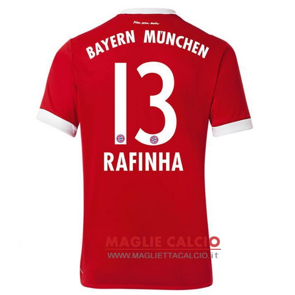 nuova maglietta bayern munich 2017-2018 rafinha 13 prima